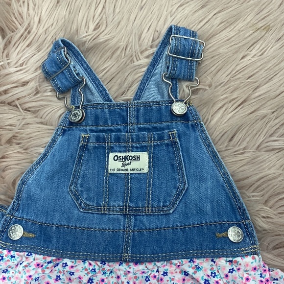Oshkosh Floral Overall Dress - Picture 2 of 3
